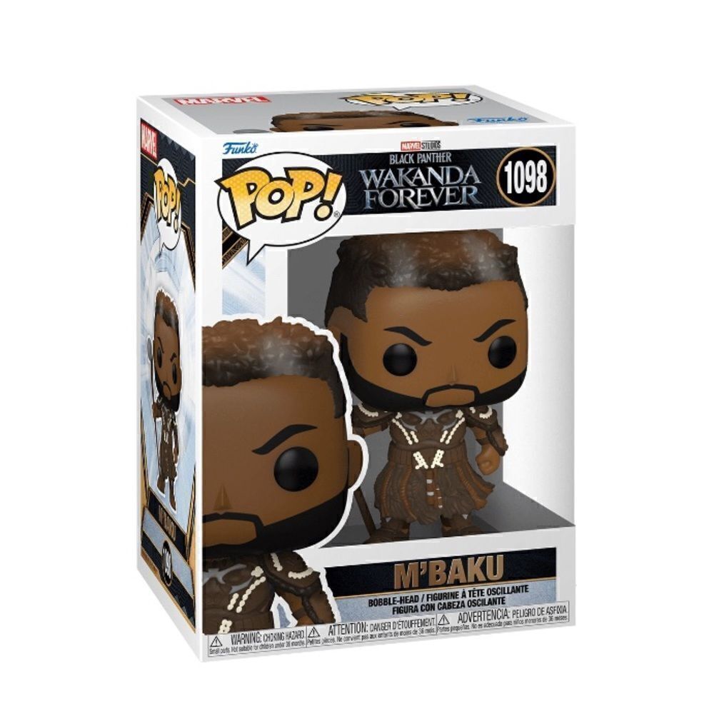 Funk Pop Marvel Black Panther Wakanda Forever M’BAKU Figure
